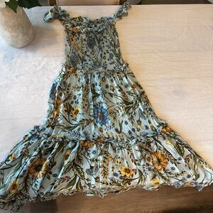 Floral Dress with Ruffle Detail